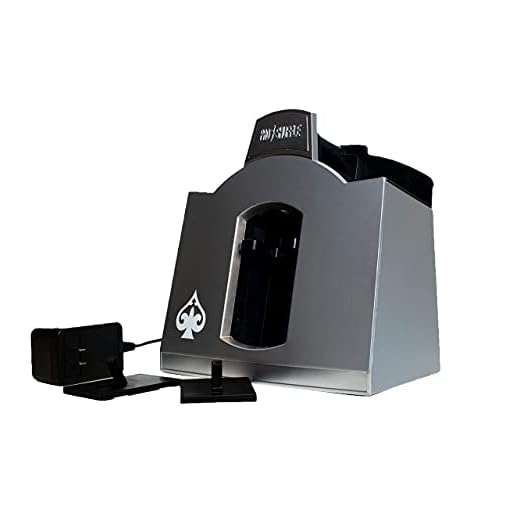 Pro Shuffle 1 to 6 Deck Automatic Card shuffler with 6 Decks of Bicycle Cards