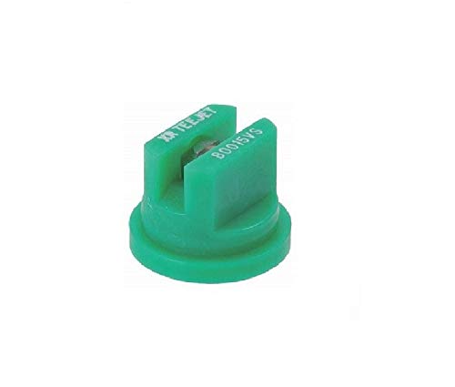 TeeJet Extended Range Flat Spray Tip Green 80° Polymer w/SS Insert Farmer Bob's Parts XR80015VS