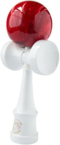 Kendama Wood Toy Zen Tribute to Japan - Extra String- Red Rising Swirl Edition
