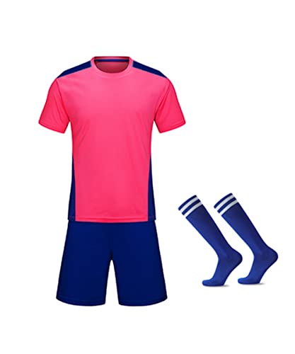 Image of M2C Kids Soccer Uniform Athletic Jersey Shorts Socks Set