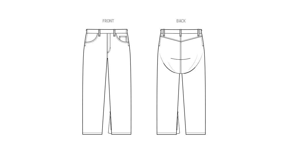 SIMPLICITY Sewn Adaptive AA SS3020AA Patron De Couture Jeans