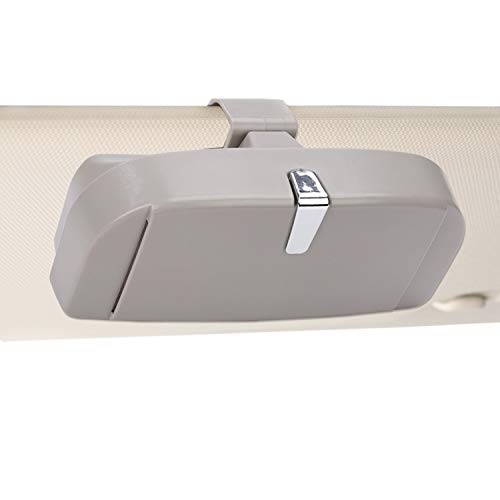 Porta Occhiali Da Sole Per Auto - Doppia Clip Con Space Per Carte, Nero Carbonio, Gira Di 180° - Foto 9