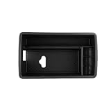 Material: Esta caja de almacenamiento para el reposabrazos del coche está fabricada en plástico, lo que garantiza un rendimiento duradero que resiste el paso del tiempo y el uso regular.