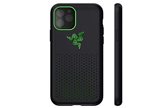 Razer Arctech Pro THS Edition for iPhone 11 Pro Max Case: Thermaphene & Venting Performance Cooling - Wireless Charging Compatible - Drop-Test Certified up to 10 ft - Matte Black