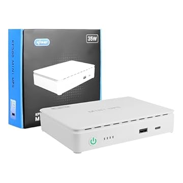 Mini Nobreak Ups Porta Usb Type-c Rede Poe Lan 110/220v 35w Roteador Wifi 5v Á 24v Thype