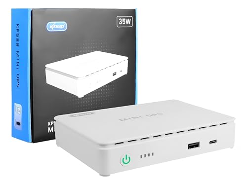 Mini Nobreak Ups Porta Usb Type-c Rede Poe Lan 110/220v 35w Roteador Wifi 5v Á 24v Thype