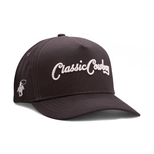 Image of Western Cap - Solid Back Adjustable Snap Back Hat for Men and Women - Ideal for Outdoors and Everyday Wear