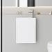 eclife Bathroom Vanity W/Sink Combo 16” for Small Space MDF Paint Modern Design White Wall Mounted Cabinet Set, White Resin Basin Sink Top, Chrome Faucet W/Flexible U Shape Drain B10W