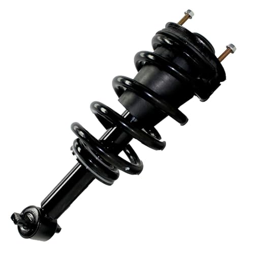 Image of Detroit Axle - Front Struts Kit for 2007-2013 Chevrolet Silverado 1500 GMC Sierra 1500, 2 Struts Coil Spring 2 Upper Control Arms Ball Joints 2 Sway Bars 2 Outer Tie Rods 2008 2009 2010 2011 2012