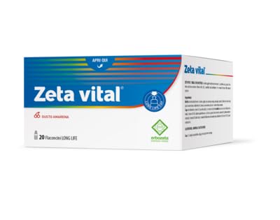 ZETA VITAL 20 flaconcini 10ML - integratore alimentare ad azione antiossidante utile per il benessere delle normali difese dell'organismo