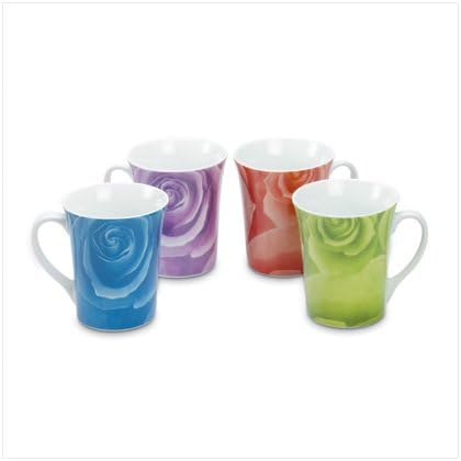 Rose Design Mugs - Style 37086