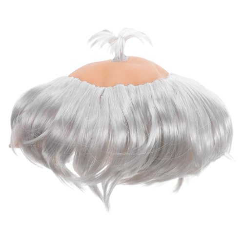 Zerodeko Bald Cap Wig for Men Realistic Headpiece for Cosplay Parties and Halloween Comfortable and Breathable Costume Accessory for Instant Character Transformation