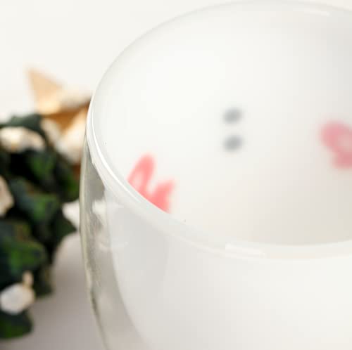 280Ml/9.5Oz Snowman Double Wall Glass Mug For Christmas, Cute Double Walled Thermo Cup, Espresso Glass Cup, Insulated Coffee Mugs, Drinking Cup #TOP4
