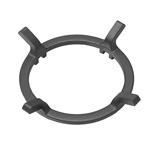Cast Iron Wok Ring,Replacement Wok Stand Parts for GE Cooktop,Kitchenaid,whirlpool,Jenn-Air Kitchen,Samsung Etc Range Gas Stove,1 Pack Oven Wok Support Ring,Black