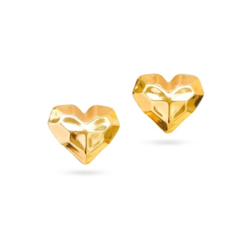 Image of Rubans Demi Fine Stainless Steel Stud Earrings Daily Gift for Women & Girls
