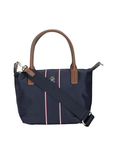 Solid Navy Nylon Sling Bag