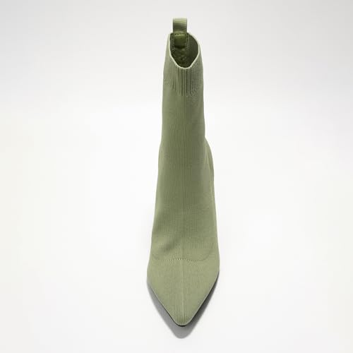 Cape Robbin Pointed Toe Booties for Women with Heels - Dressy Sock Boots and Heeled Ankle Boots, Chic Pointy Toe Booties for Women (Faina.A)4