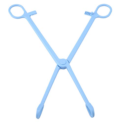 EBTOOLS Clipe de réptil, clipes de plástico azuis para terrário de répteis, pinças para animais de e
