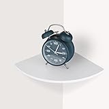 [Einfach zu installieren] Die Installation des Eckregals ist sehr einfach, verwenden Sie einfach das Installationszubehör richtig und platzieren Sie die nicht abfärbenden Nägel richtig, und die Montage kann in wenigen Minuten abgeschlossen werden.