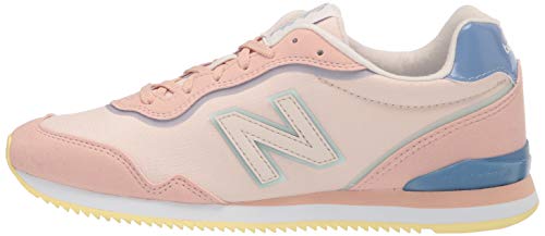 New Balance Tênis feminino Sola Sleek V1, Seda crua/azul telar, 12