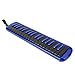 Melodica 37 Key Wind Musical Instrument F37s, Beginner Friendly, Ergonomic Design, sturdy ABS Resin Body, Brass Base Plate, Complete with EVA Bag and Accessories (Blue)