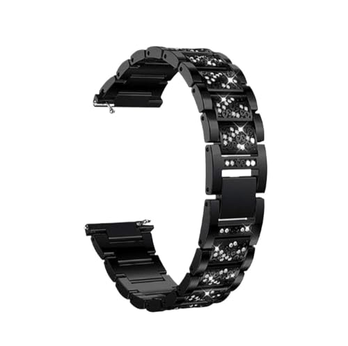 Ceinture en acier métallique LAMGUL 18mm 20mm 22mm pour montre connectée Garmin pour femmes