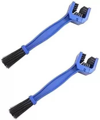 Chirayu Mart Multi-Purpose Bike Chain Cleaner Brush with Soft & Long Bristles Ideal for Quick Cleaning of Cycles Motorcycles (Blue, 2Pcs) (B0BGZR5SYV) Amazon Price History, Amazon Price Tracker