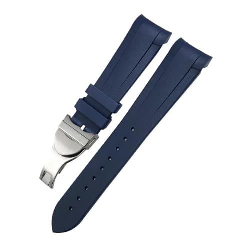 Bracelet montre silicone 22mm etanche pour GMT 1958 noir