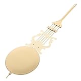 Aluminium : assure la stabilité et la fiabilité de l’horloge murale, garantissant des performances constantes. accessoire pour horloge murale, remplacement du pendule d’horloge murale