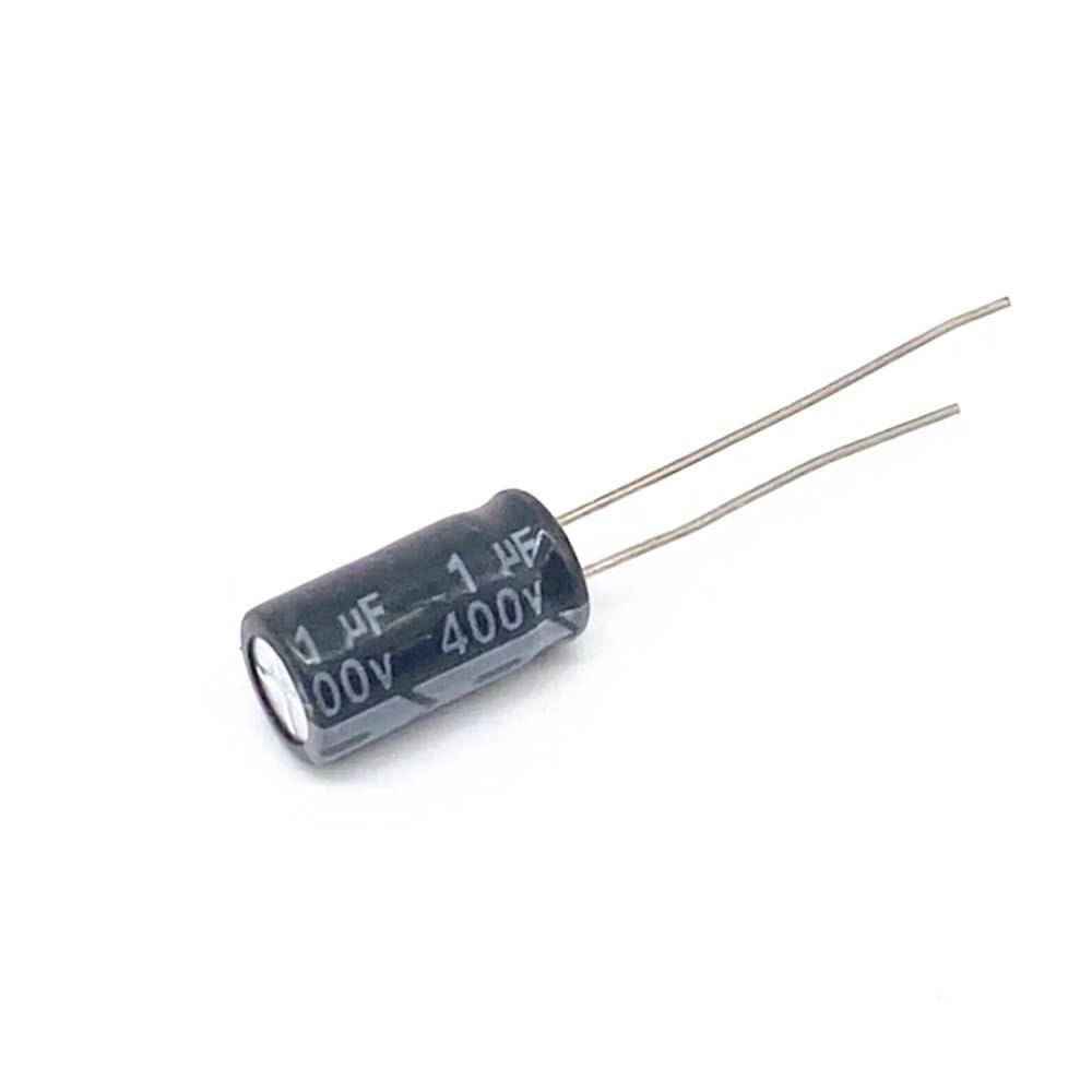 ICXLPMC 50PCS Higt 400V1UF 6 * 12mm 1UF 400V 6 * 12 Electrolytic capacitor