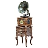 Fonction musicale intégrée : équipé de trois délicieuses chansons intégrées, ce phonographe miniature offre non seulement un attrait visuel mais également une interaction sonore engageante, améliorant l'ambiance générale de vos scènes miniatures ou de votre bureau.