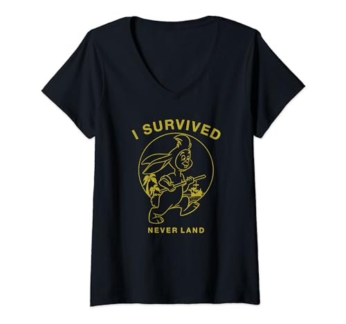 T-shirt Disney Peter Pan femme affiche nostalgique Never Land