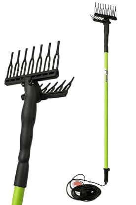 Foto di Helved® Abbacchiatore Elettrico Professionale per Olive 12V - Asta Telescopica 2.1-2.9m, Leggero 3.4kg, Certificato CE/EMC/ROHS (BASIC)