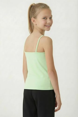 Image of Kurve Girl's Sleeveless Tank Top - Stretch Undershirts Cami Camisole, UV Protective Fabric, Rated UPF 50+ (Made in USA)