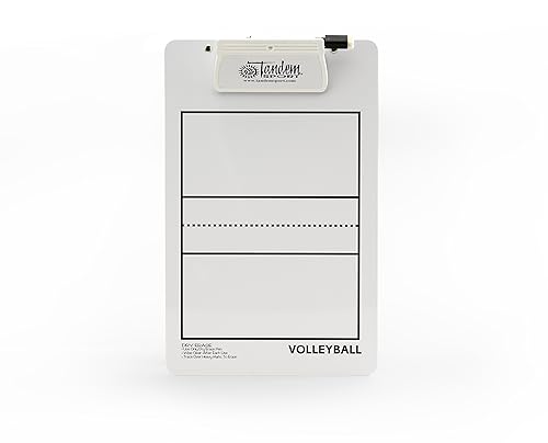 Carpeta táctica de voleibol Tandem Sport Deluxe con clip para entrenador