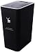 Sooyee 14 litres Bathroom Trash Can with Lid,3.7 Gallon Kitchen Garbage can for Powder Room,Bedroom,Kitchen,Bathroom,Craft Room,Office,Black