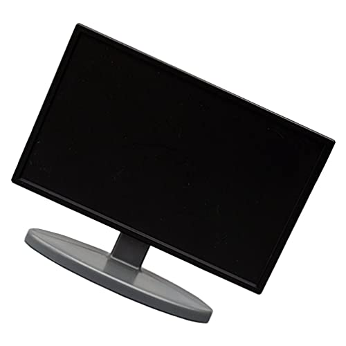 Toyvian Dollhouse Miniature TV Television Simulation Mini TV Simulation Furniture Television Model Toy Dollhouse Miniature Accessory for Kids Play House Decor