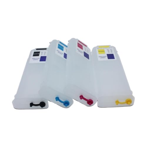 Cartucho de tinta de 4 colores de 280ml con chip para plotter HP Designjet 510 6