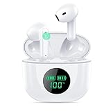 Auriculares Inalámbricos, Auriculares Bluetooth 5.1 HiFi Estéreo, 30H Cascos Inalambricos Bluetooth con Carga rápida USB-C, Micrófono Incorporado, IPX7 impermeable, para Trabajo, Fitness, Estudio