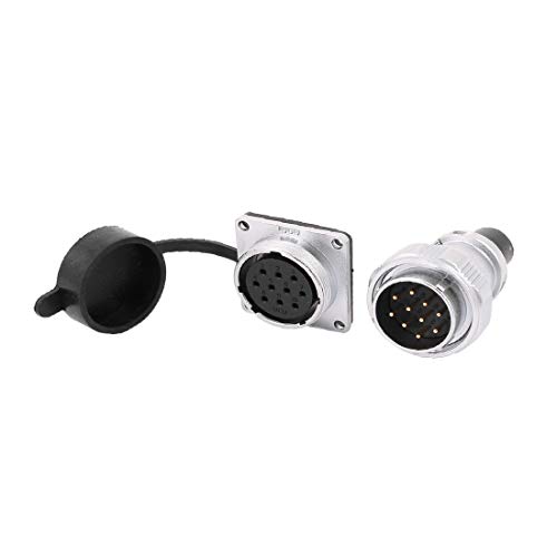 Set de Conectores de Aviación XA28 AC500V 10A con Cubierta de Goma