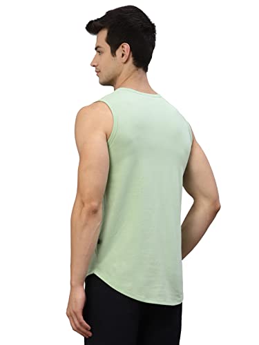 Image of Rigo Stylish Cotton Printed Vest for Men | Round Neck,Regular Fit, Sleeveless T-Shirt Vest for Men | Casual Innerwear Sando for Men & Boys - Perfect for Workouts Gym, Vacations, and Beaches