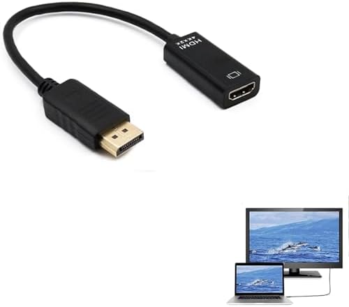 Adaptateur 4k Displayport HDMI Adaptateur DisplayPort Vers HDMI | Convertisseur DP Mâle Vers HDMI Convertisseur Dp Male Vers Hdmi Femelle Full Hd 4k Cable Hdmi Displayport