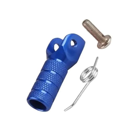 Embout de levier de vitesse moto CNC bleu : pièce réparation motocross 125 250 350