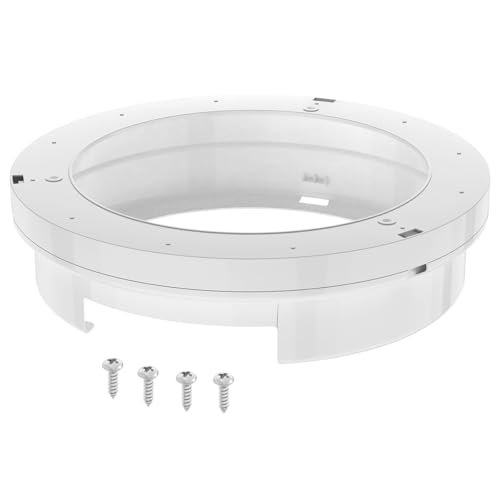 UnibLn 9-inch Paper Plate Dispenser Under Cabinet with Screws Paper Plate Holders Under Cabinet Paper Plate Holder fit for RV Campers & Kitchen Storage(for 8 - 9-inch Paper Plate. White)