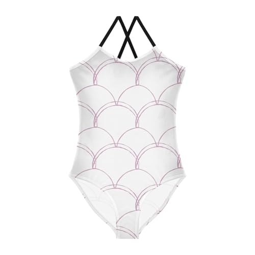 Ocean Stripes Kids Swimsuits 1-Piecing Toddler Girl Bathing Suit Girls Swim Suit Beach Swimwear 3T