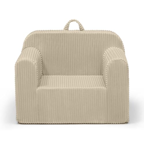 Delta Children Cozee Corduroy Foam Chair, Cream by Delta Children - Used condition - US$46.56