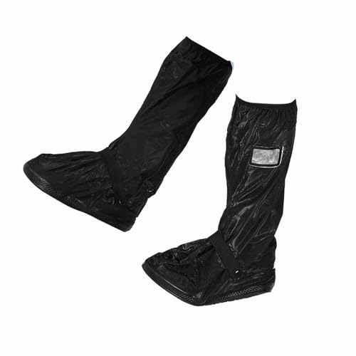 Cubiertas para zapatos impermeables antideslizantes de PVC con cremallera y cinta elástica para ciclismo, esquí, pesca y actividades al aire libre miniatura 7
