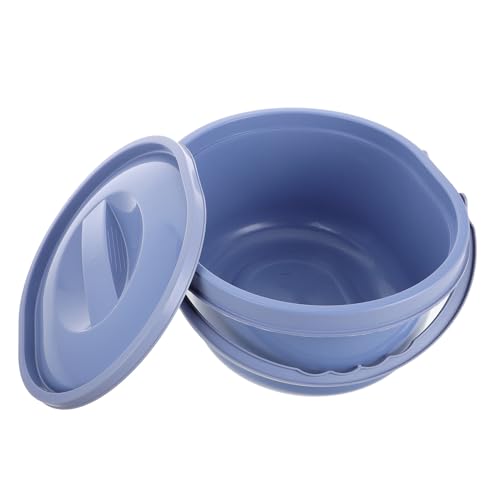 Ciieeo Reise Toiletteneimer für Erwachsene mit Deckel Verstärkt Campingtoilette mit Griffen Tragbare Eimertoilette für Zuhause und Outdoor