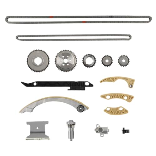 Juego de cadena de distribución con tensores 9-0753S 90537300 90537301 90537295 90537435 compatible con Terrain L4 2.4L 2010-2015