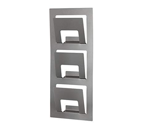 Furnxt Magazine Holder 3 Tier- Metalic Grey (New)-picture-34